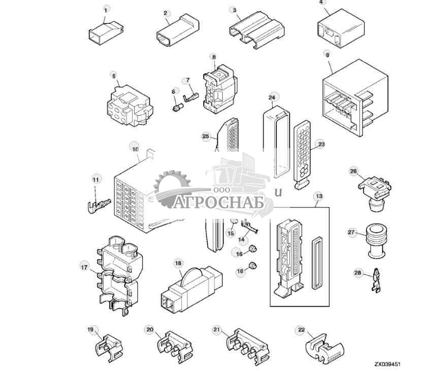 Аксессуары жгута проводов 
